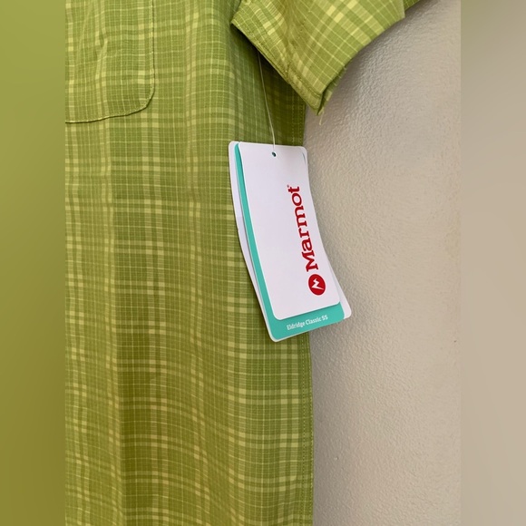 Marmot mountain works Eldridge classic short sleeve button up shirt gorpcore - Picture 3 of 8